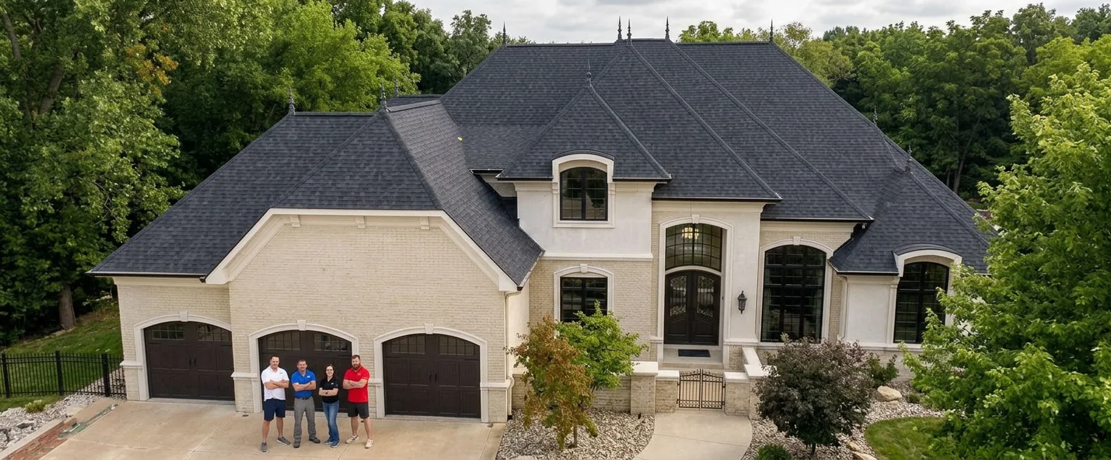 Xtreme Roofing team on a job
