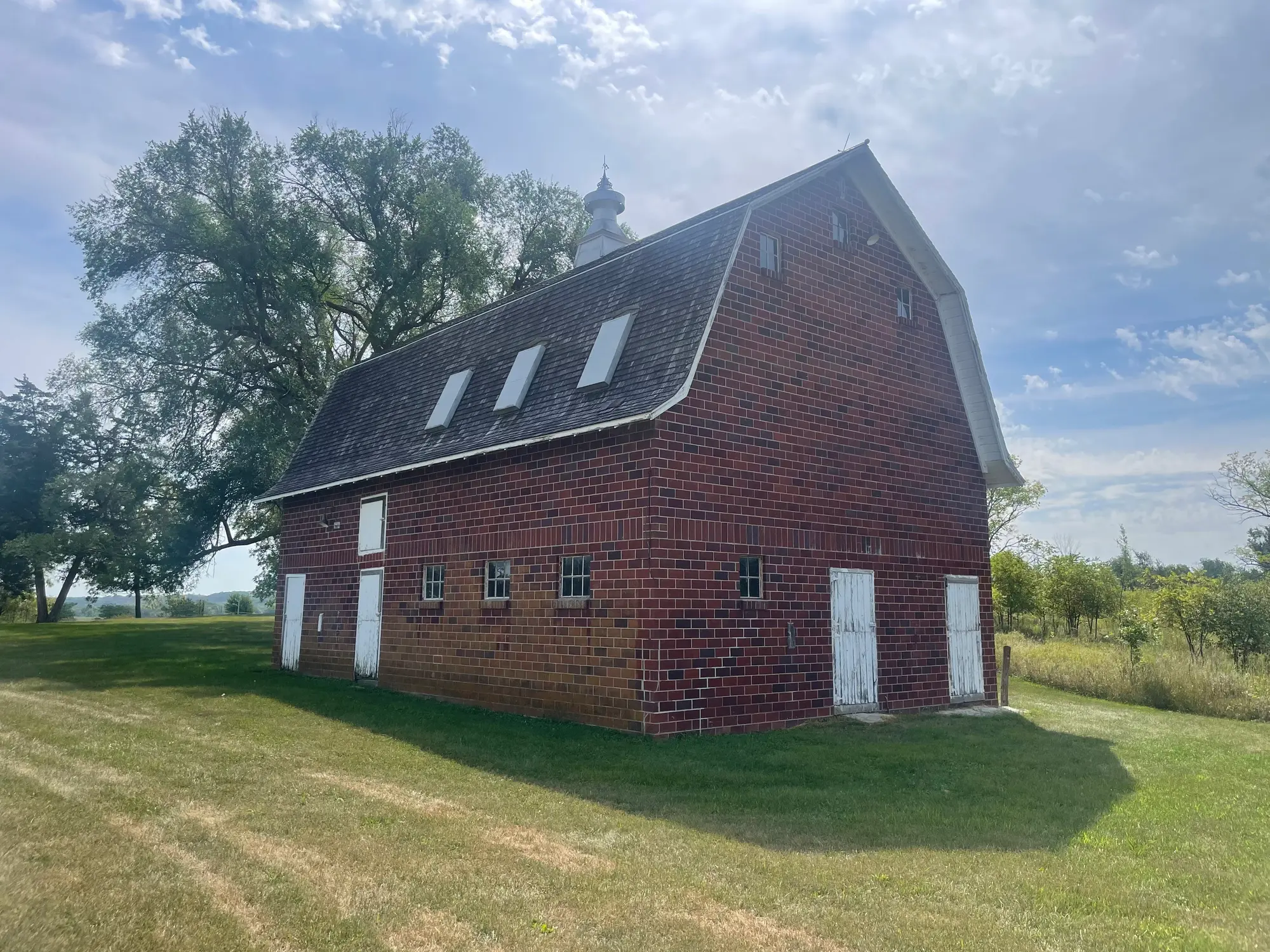 Commercial shake roof before replacement