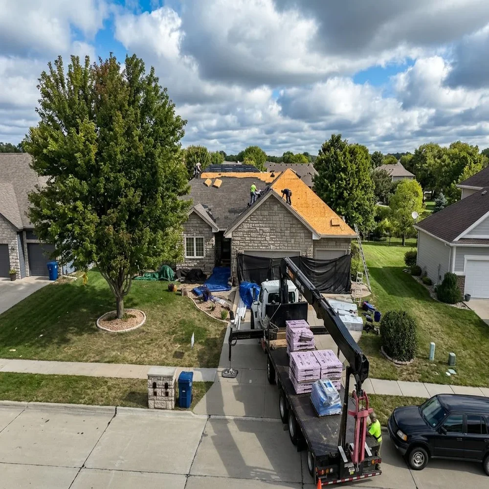 Residential roof installation Urbandale Iowa